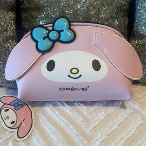 Creme shop x Sanrio My Melody travel cosmetic bag NWT